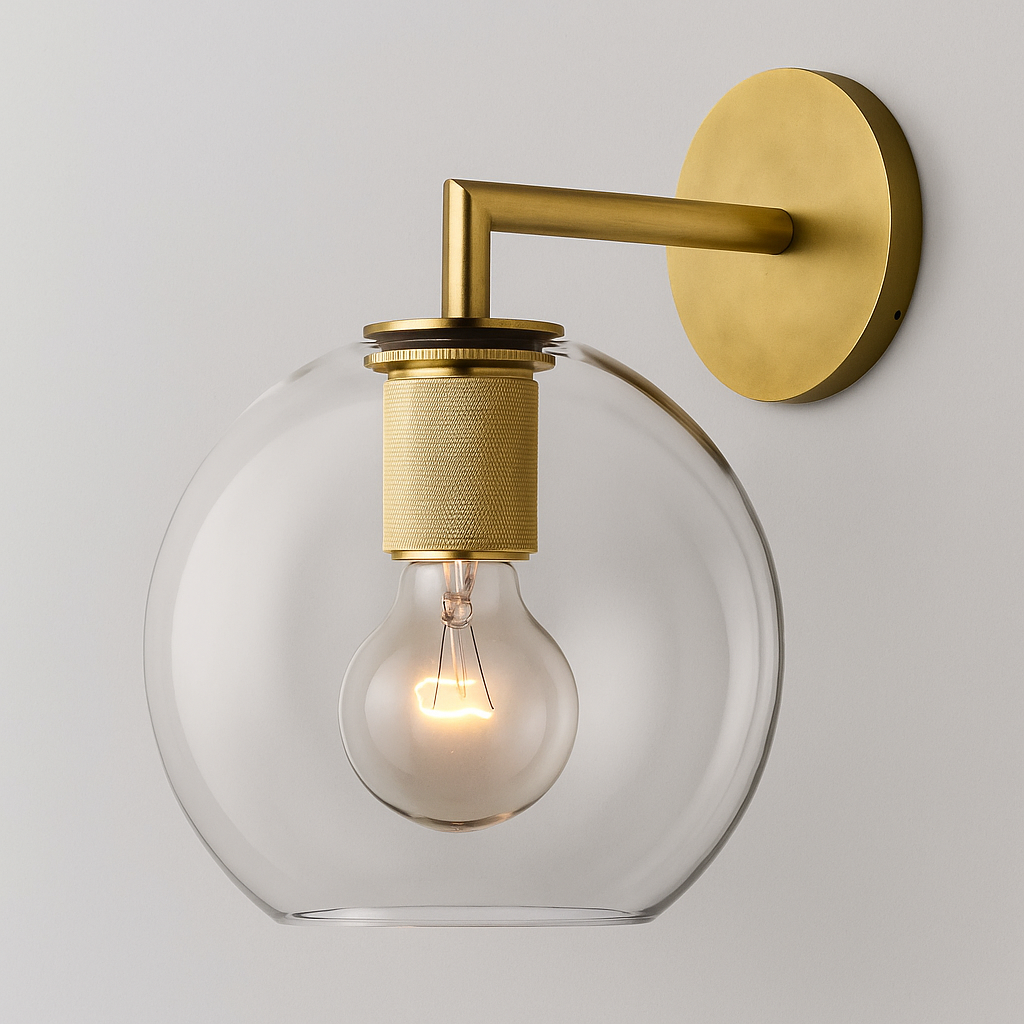 Utilitaira Globe Shade Sconce