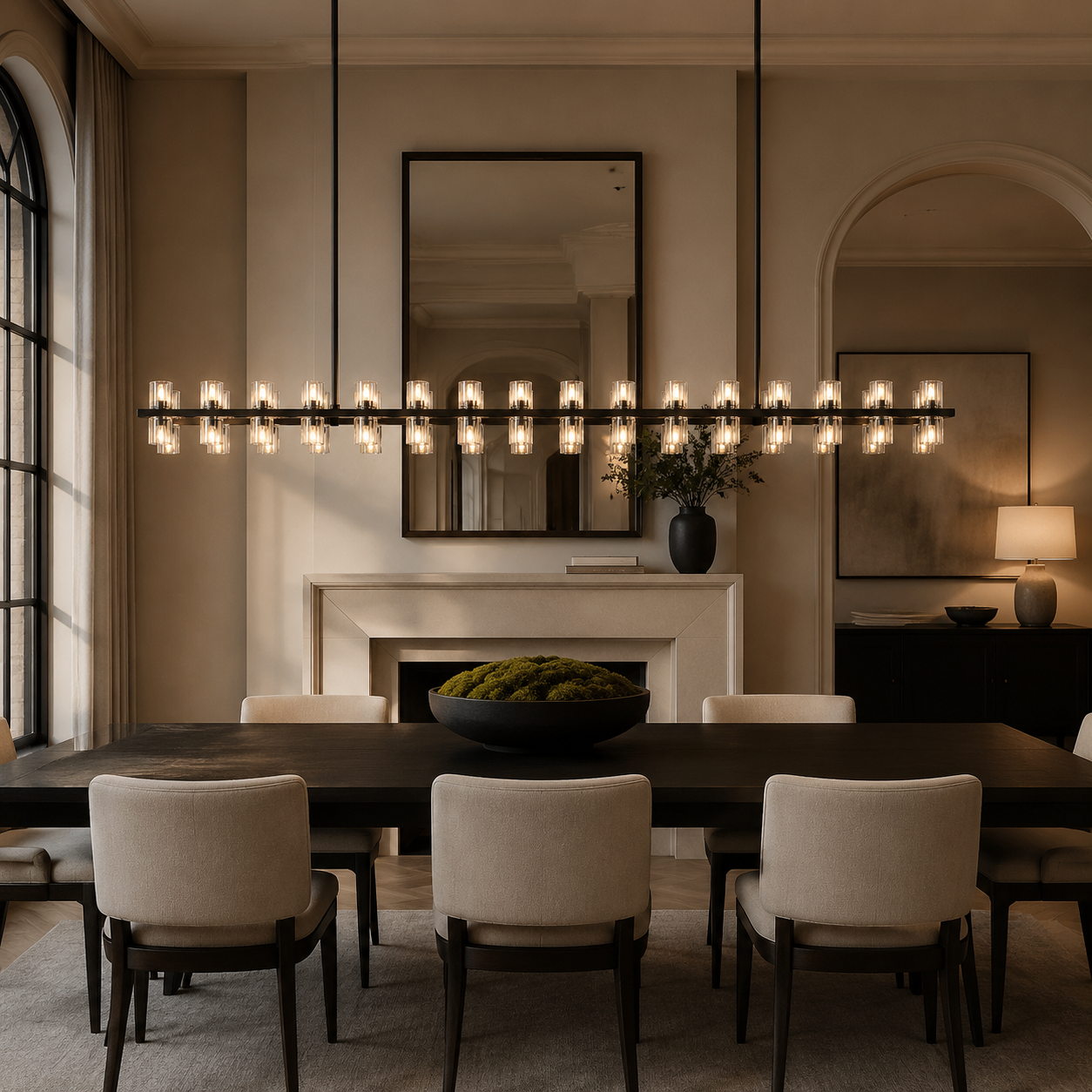 Arcuphoe LED Rectangular Chandelier