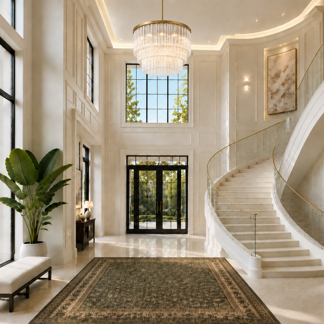 Cirbos Three-Tier  Round Chandelier