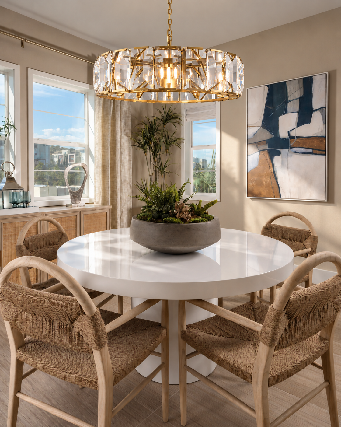 Hadilor Crystal Round Chandelier