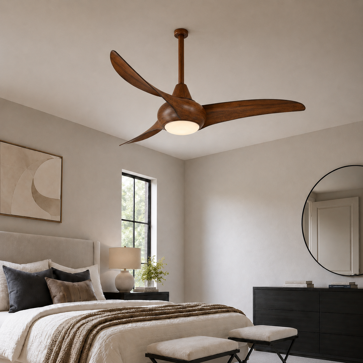 Luminous Wave- LED Ceiling Fan