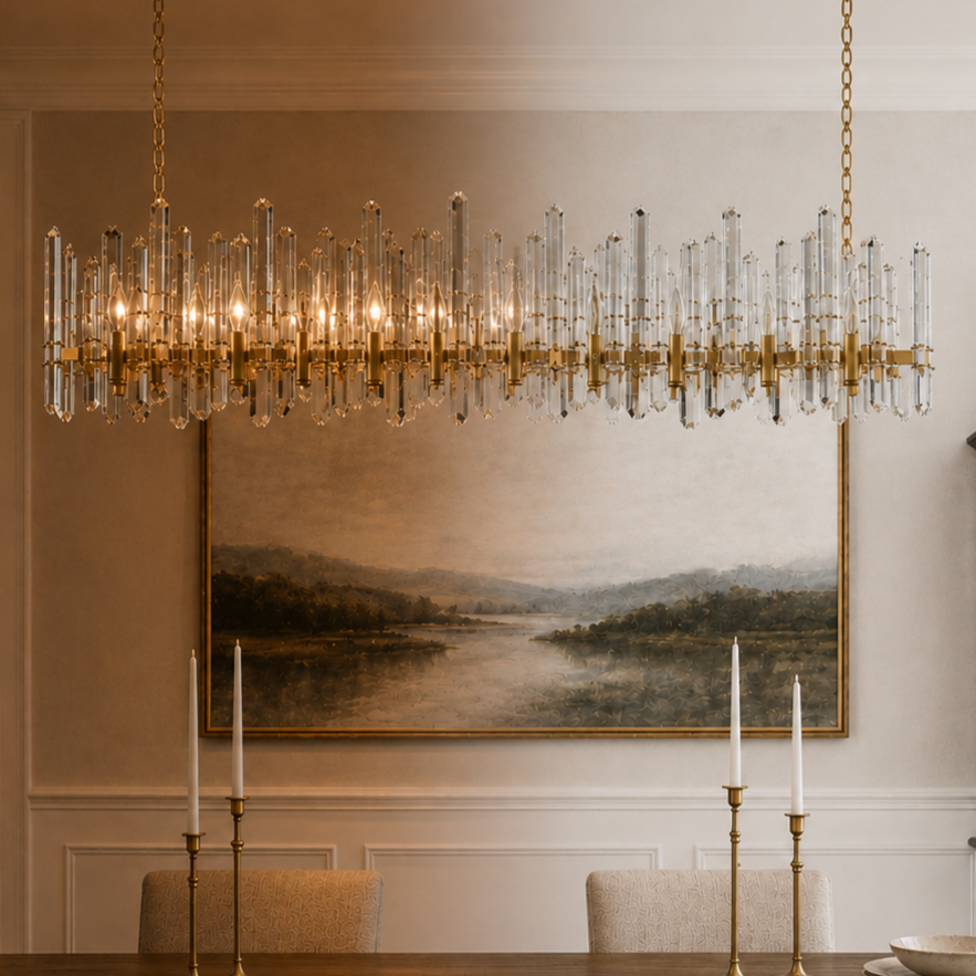 Bororence Linear Chandelier