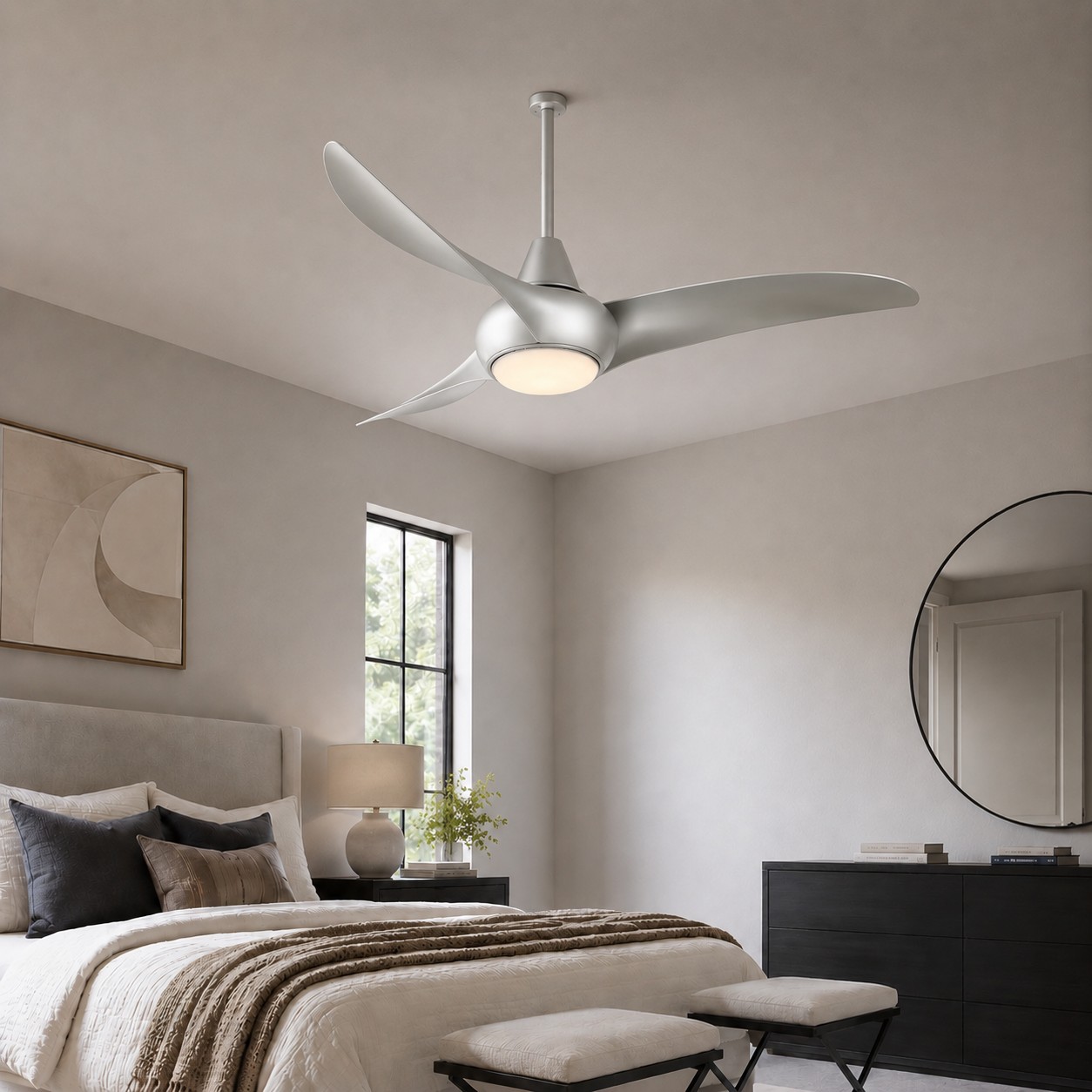 Luminous Wave- LED Ceiling Fan