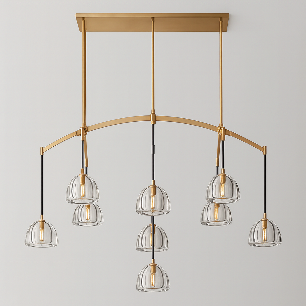 Hemispher Linear Chandelier
