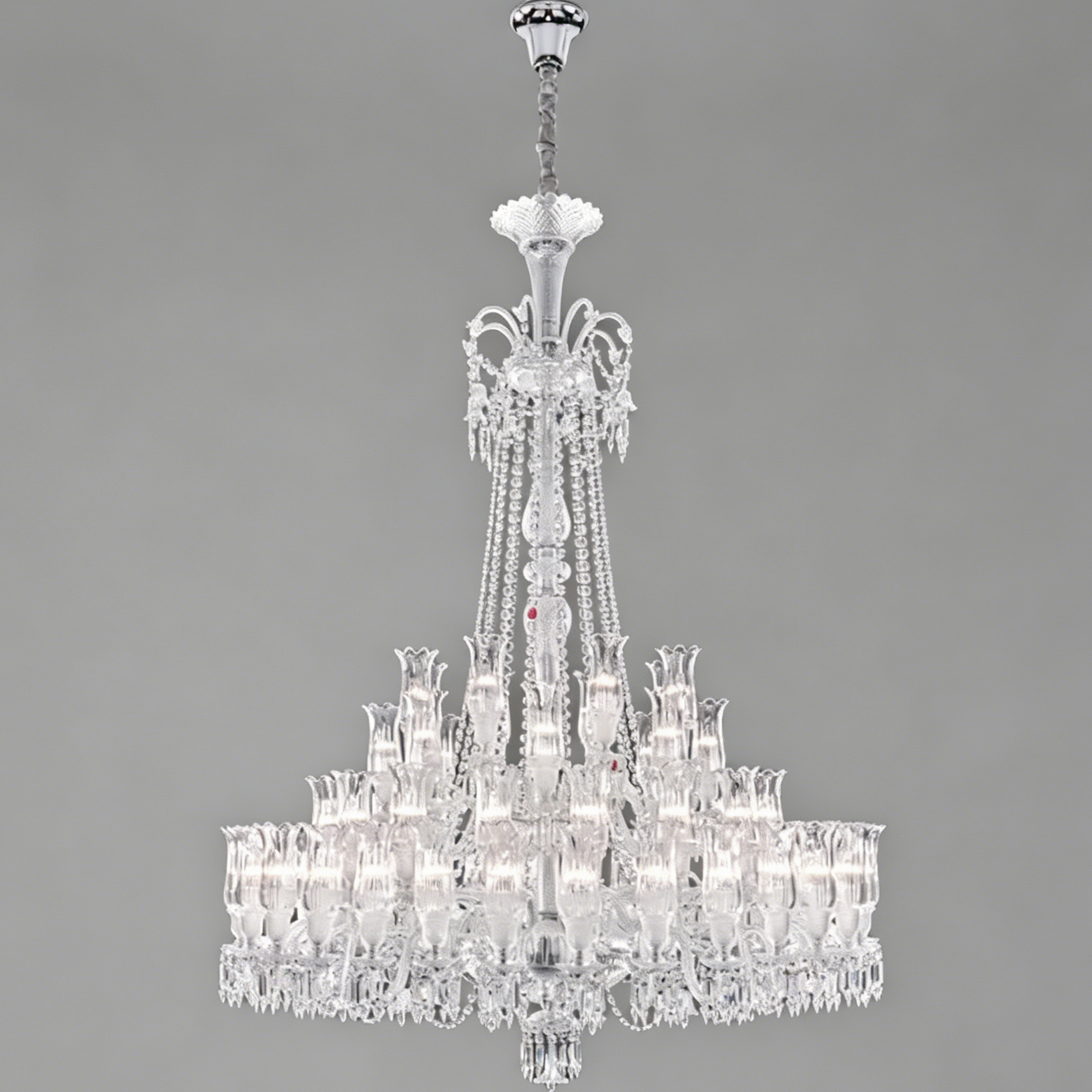 Large Entrance Crystal Chandelier