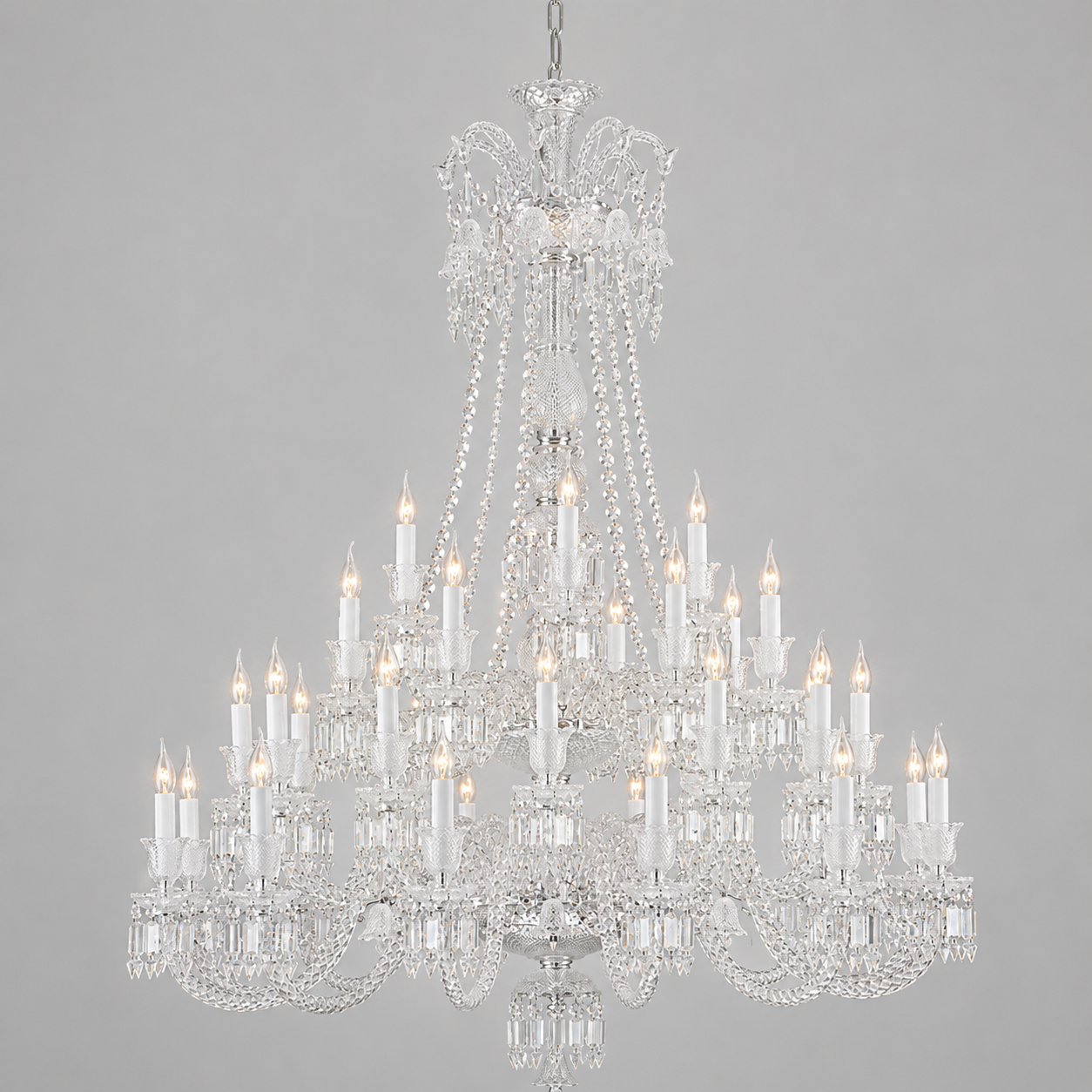 Crystal Lighting with Candles