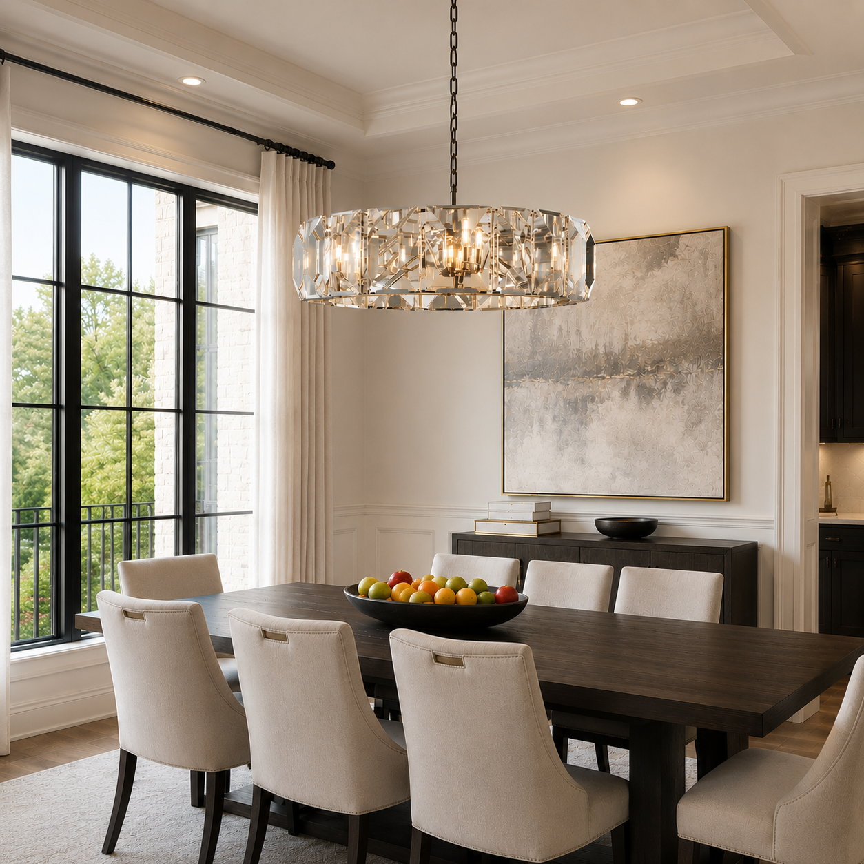 Marlow Crystal Round Chandelier