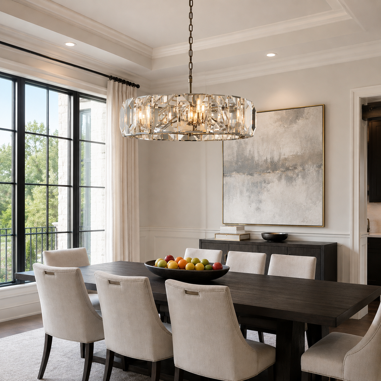 Marlow Crystal Round Chandelier
