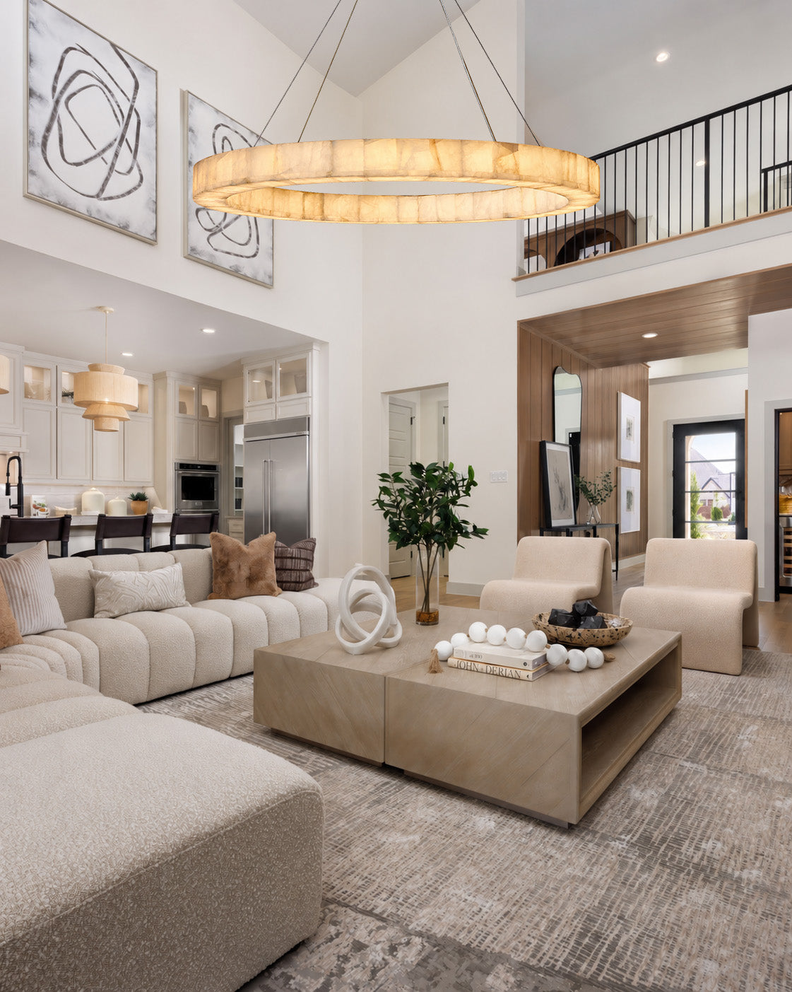 Rigede Lueur Round Chandelier
